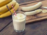 Banana With Milk Juice
